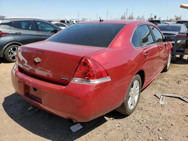 2G1WB5E37F1125877 - 2015 CHEVROLET IMPALA LIM RED photo 4