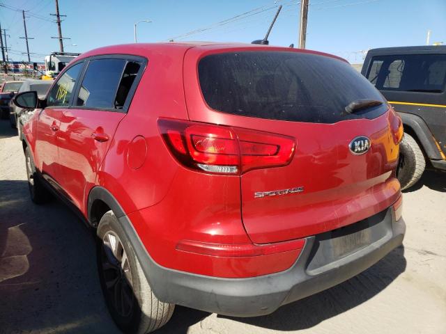 KNDPB3AC6E7644698 - 2014 KIA SPORTAGE B RED photo 3