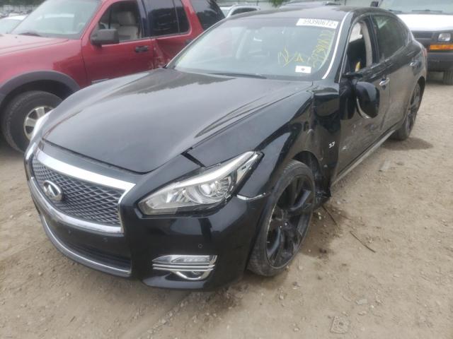 JN1BY1PR5KM725653 - 2019 INFINITI Q70L 3.7 L BLACK photo 2