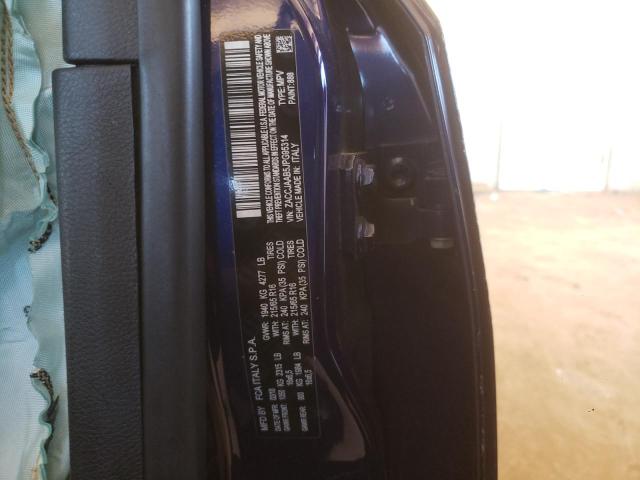 ZACCJAAB5JPG95314 - 2018 JEEP RENEGADE S BLUE photo 10