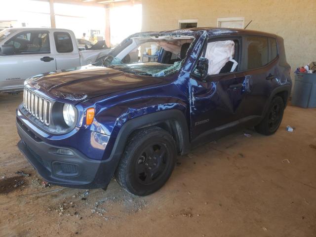 ZACCJAAB5JPG95314 - 2018 JEEP RENEGADE S BLUE photo 2