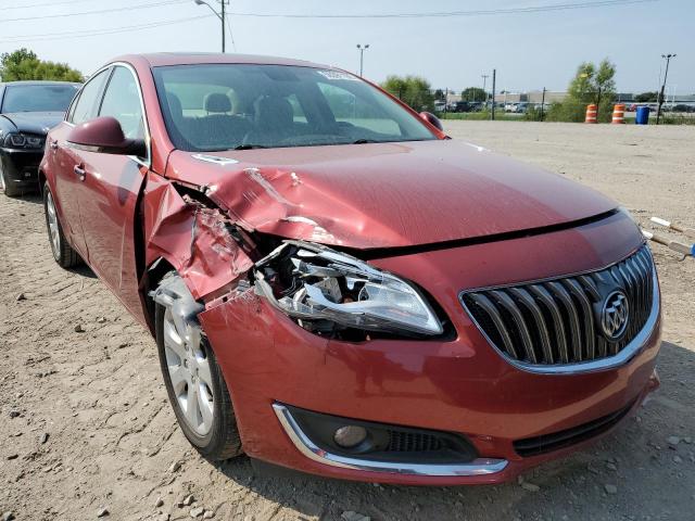 2G4GM5ER5E9262080 - 2014 BUICK REGAL PREM RED photo 1