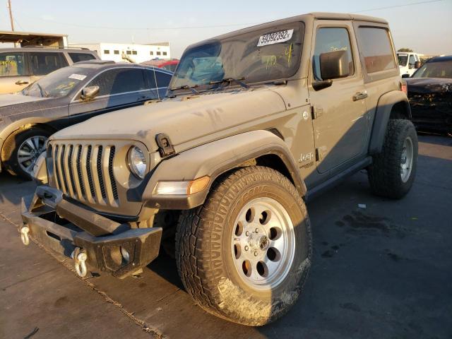 1C4GJXAG4LW125083 - 2020 JEEP WRANGLER S GRAY photo 2