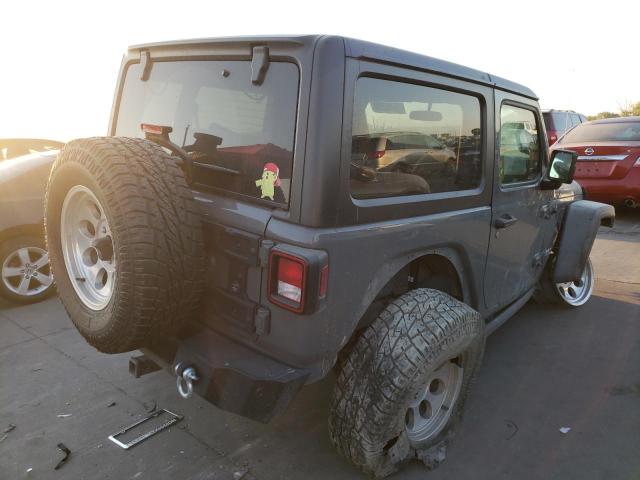 1C4GJXAG4LW125083 - 2020 JEEP WRANGLER S GRAY photo 4