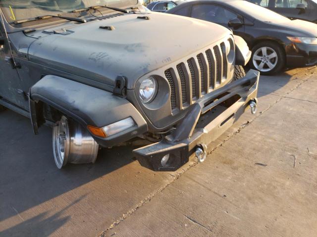 1C4GJXAG4LW125083 - 2020 JEEP WRANGLER S GRAY photo 9