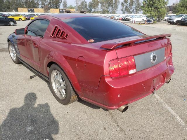 1ZVHT82H065177099 - 2006 FORD MUSTANG GT RED photo 3
