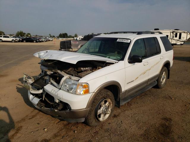 1FMZU74W62ZA63665 - 2002 FORD EXPLORER E WHITE photo 2