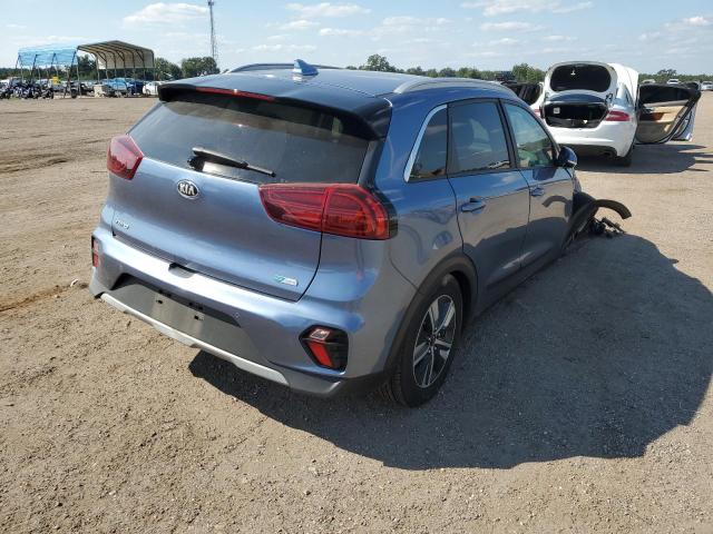 KNDCE3LC2M5463272 - 2021 KIA NIRO EX PR BLUE photo 4