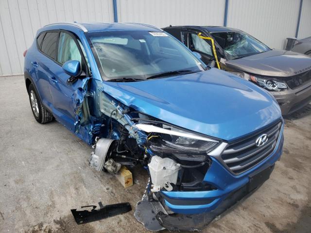 KM8J3CA49JU718179 - 2018 HYUNDAI TUCSON SEL BLUE photo 1