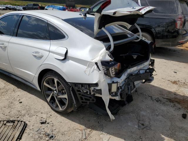 5NPEJ4J28MH099167 - 2021 HYUNDAI SONATA SEL WHITE photo 9