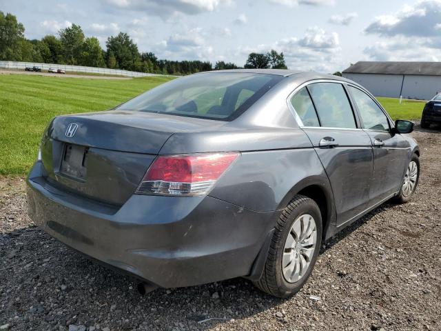 1HGCP26398A160469 - 2008 HONDA ACCORD LX GRAY photo 4