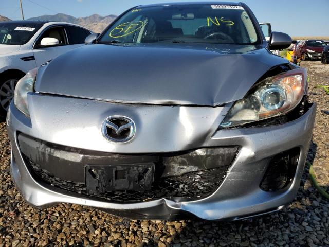 JM1BL1U76D1737166 - 2013 MAZDA 3 I SILVER photo 9