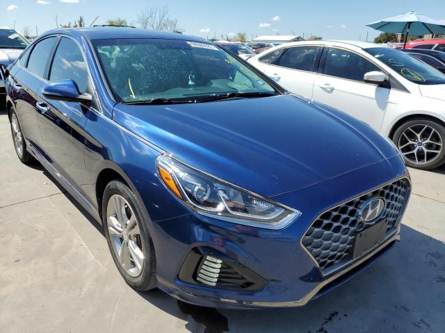 5NPE34AF9KH772588 - 2019 HYUNDAI SONATA LIM BLUE photo 1