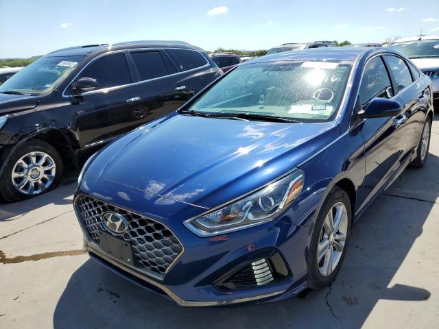 5NPE34AF9KH772588 - 2019 HYUNDAI SONATA LIM BLUE photo 2