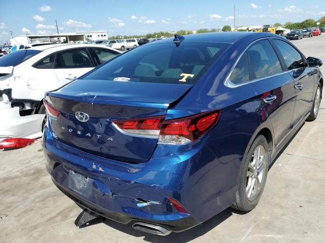 5NPE34AF9KH772588 - 2019 HYUNDAI SONATA LIM BLUE photo 4