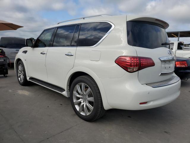 JN8AZ2NE5E9066318 - 2014 INFINITI QX80 WHITE photo 3