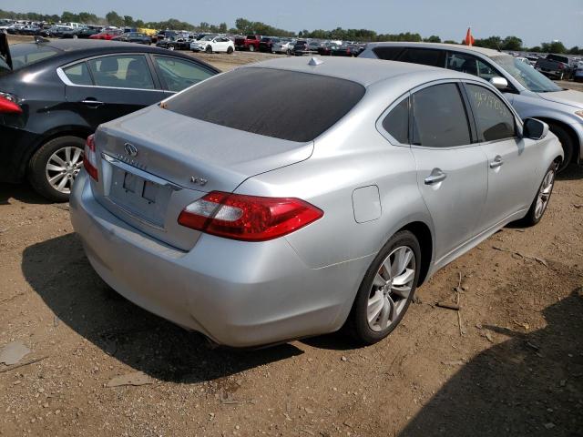 JN1BY1AP5BM321727 - 2011 INFINITI M37 SILVER photo 4