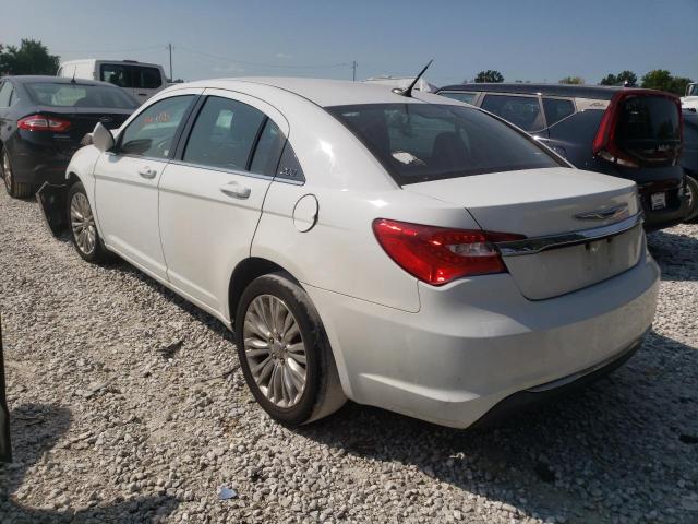 1C3CCBABXCN114003 - 2012 CHRYSLER 200 LX WHITE photo 3