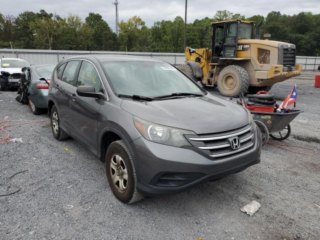 2HKRM4H3XEH693414 - 2014 HONDA CR-V LX GRAY photo 1