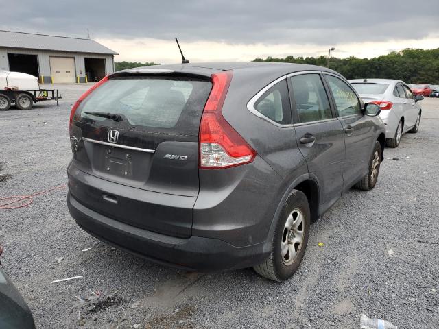 2HKRM4H3XEH693414 - 2014 HONDA CR-V LX GRAY photo 4