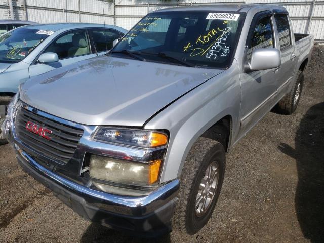 1GTJTCDE6A8120567 - 2010 GMC CANYON SLE SILVER photo 2