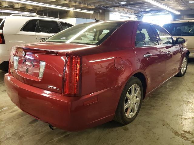 1G6DD67V280196404 - 2008 CADILLAC STS RED photo 4