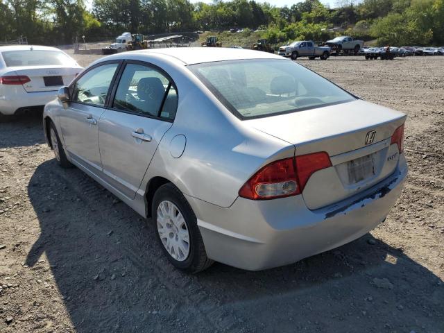 1HGFA46599L001050 - 2009 HONDA CIVIC GX SILVER photo 3