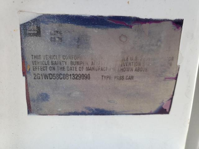 2G1WD58C081329090 - 2008 CHEVROLET IMPALA SUP 白色 照片 10