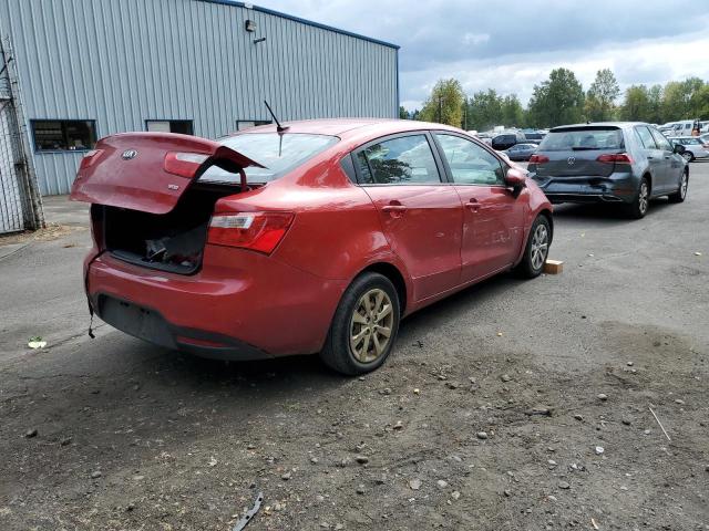 KNADM4A33F6505037 - 2015 KIA RIO LX RED photo 4