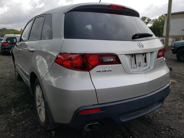 5J8TB1H25AA003380 - 2010 ACURA RDX SILVER photo 3