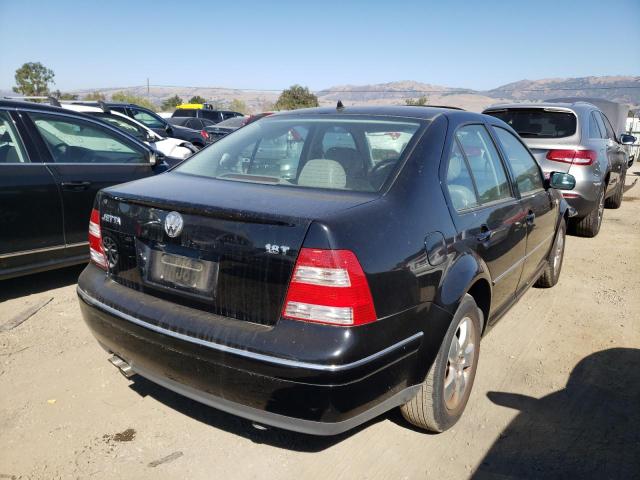 3VWSE69M84M013663 - 2004 VOLKSWAGEN CITY JETTA BLACK photo 4