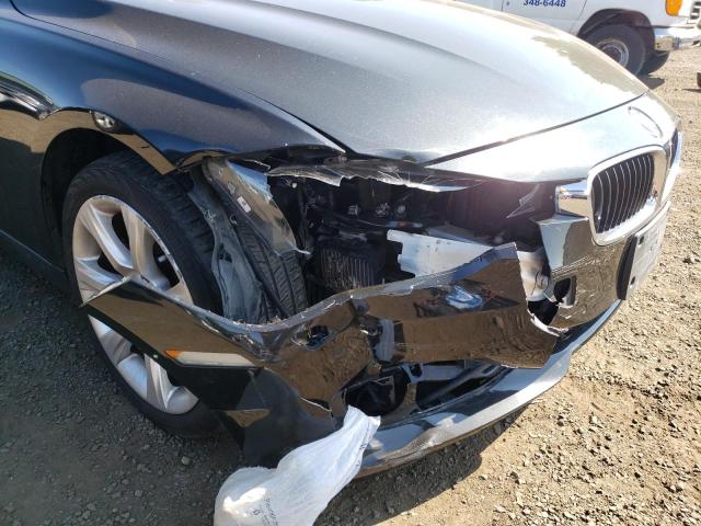 WBA3B9G55FNR94649 - 2015 BMW 335 XI BLACK photo 9