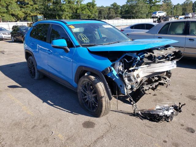 JTMC1RFV6KD509006 - 2019 TOYOTA RAV4 XLE P BLUE photo 1