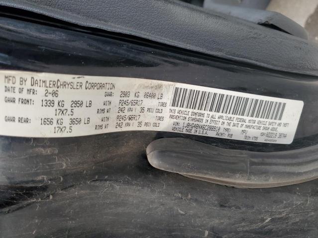 1J8HG48NX6C288910 - 2006 JEEP COMMANDER  照片 10