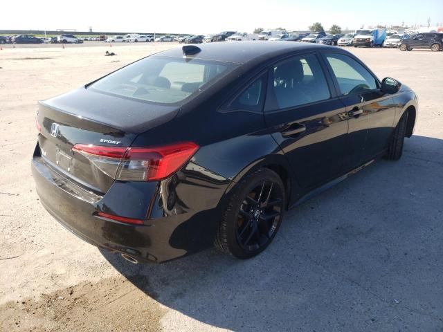 2HGFE2F57NH527368 - 2022 HONDA CIVIC SPOR BLACK photo 4