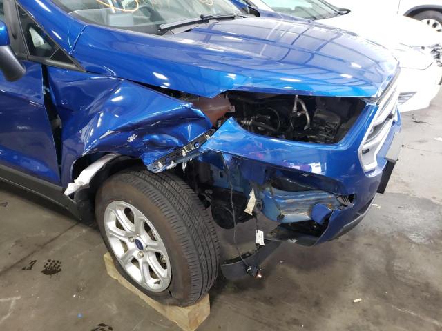 MAJ6S3GL0LC372548 - 2020 FORD ECOSPORT S BLUE photo 9