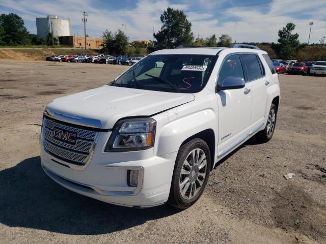 2GKFLRE39H6102154 - 2017 GMC TERRAIN DE WHITE photo 2