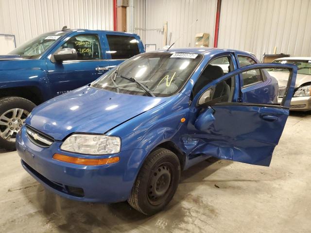 KL1TJ52604B200435 - 2004 CHEVROLET AVEO LS 蓝色 照片 2