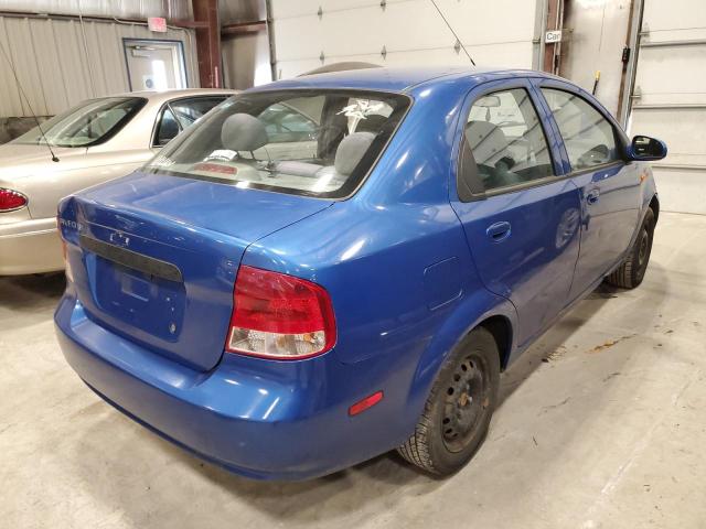 KL1TJ52604B200435 - 2004 CHEVROLET AVEO LS 蓝色 照片 4