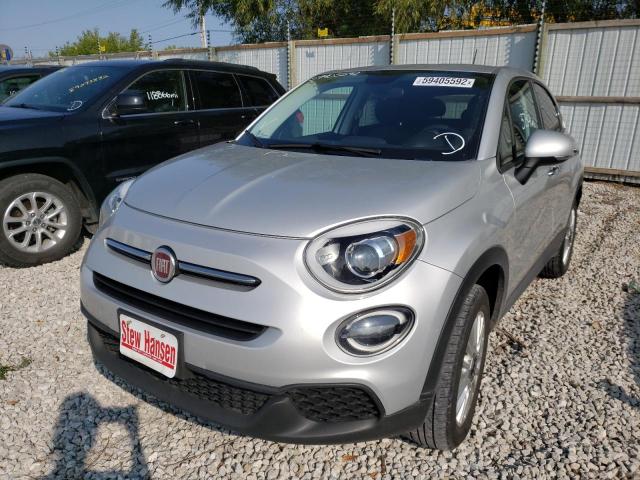 ZFBNFYA15KP770461 - 2019 FIAT 500X POP SILVER photo 2