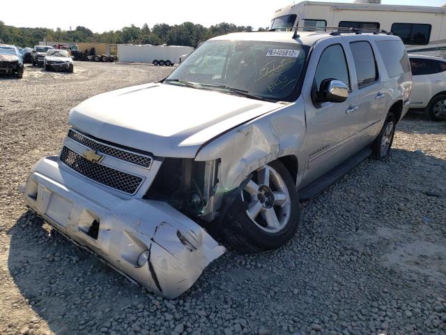 1GNSKKE76DR208879 - 2013 CHEVROLET SUBURBAN K SILVER photo 2