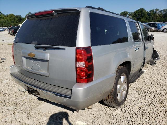 1GNSKKE76DR208879 - 2013 CHEVROLET SUBURBAN K SILVER photo 4