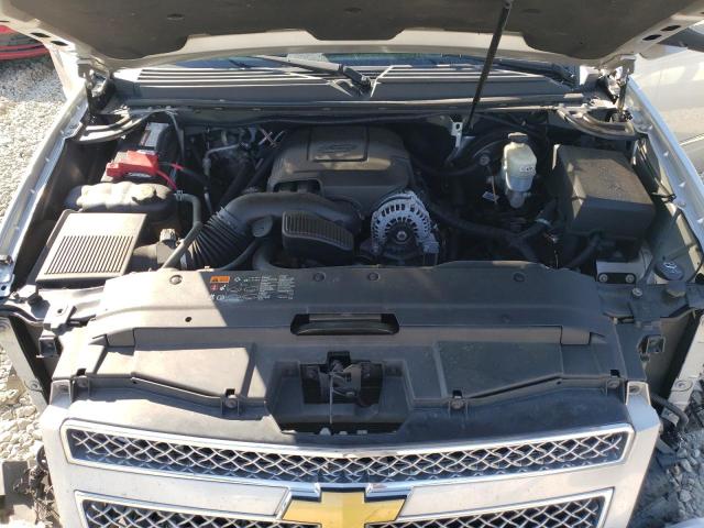 1GNSKKE76DR208879 - 2013 CHEVROLET SUBURBAN K SILVER photo 7