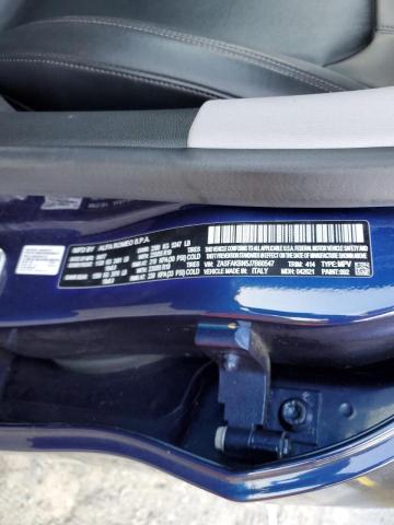 ZASFAKBN5J7B60547 - 2018 ALFA ROMEO STELVIO TI BLUE photo 10