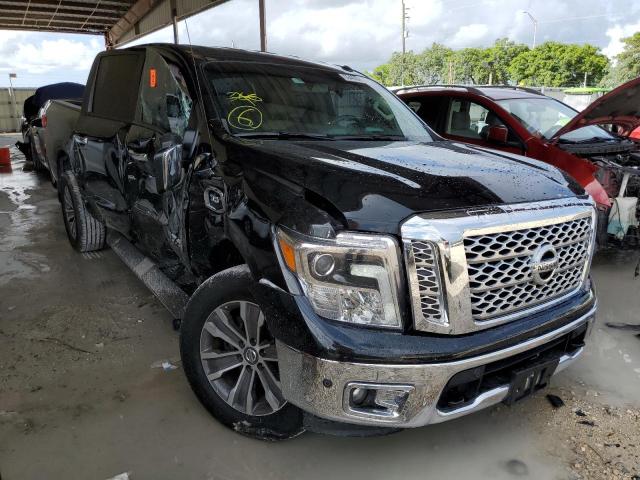 1N6AA1E55HN559678 - 2017 NISSAN TITAN BLACK photo 1