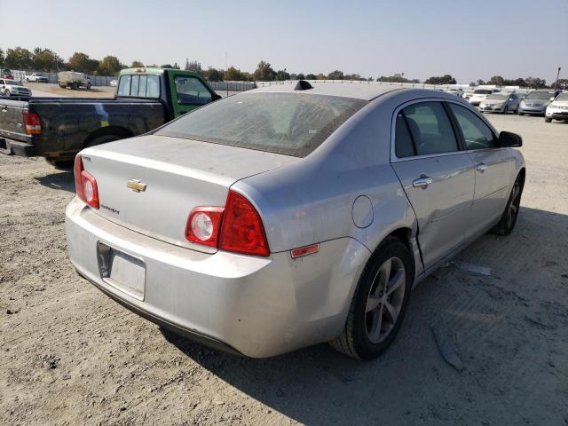 1G1ZC5E0XCF382696 - 2012 CHEVROLET MALIBU 1LT SILVER photo 4