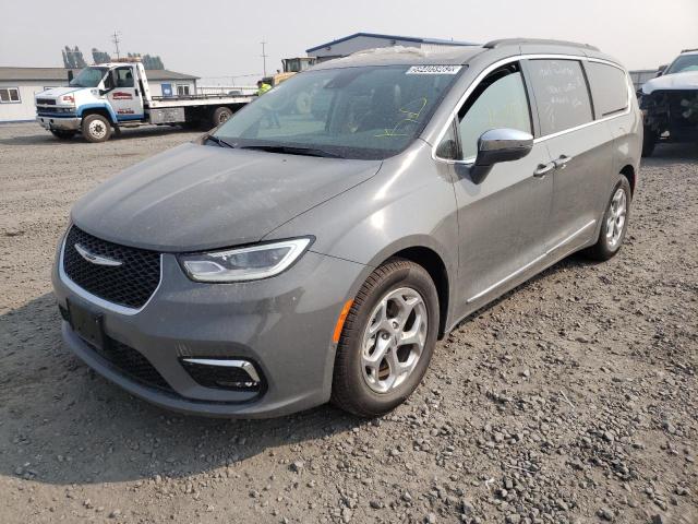 2C4RC1GG0NR114424 - 2022 CHRYSLER PACIFICA L GRAY photo 2