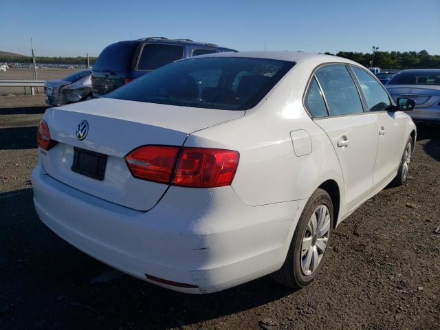 3VW1K7AJ6CM386923 - 2012 VOLKSWAGEN JETTA BASE WHITE photo 4