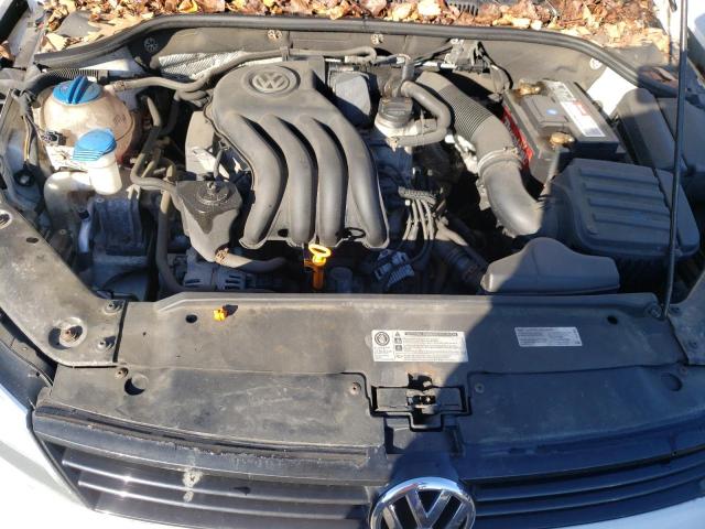 3VW1K7AJ6CM386923 - 2012 VOLKSWAGEN JETTA BASE WHITE photo 7