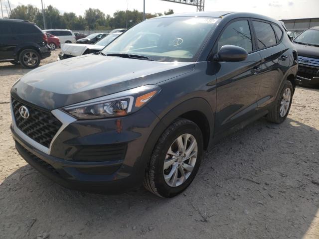 KM8J2CA48MU296672 - 2021 HYUNDAI TUCSON SE GRAY photo 2